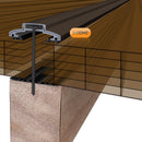 axiome bronze 35mm multiwall polycarbonate roofing sheet Insitu