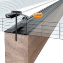 axiome clear 25mm multiwall polycarbonate roofing sheet Insitu