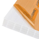 axiome opal 25mm multiwall polycarbonate roofing sheet front view