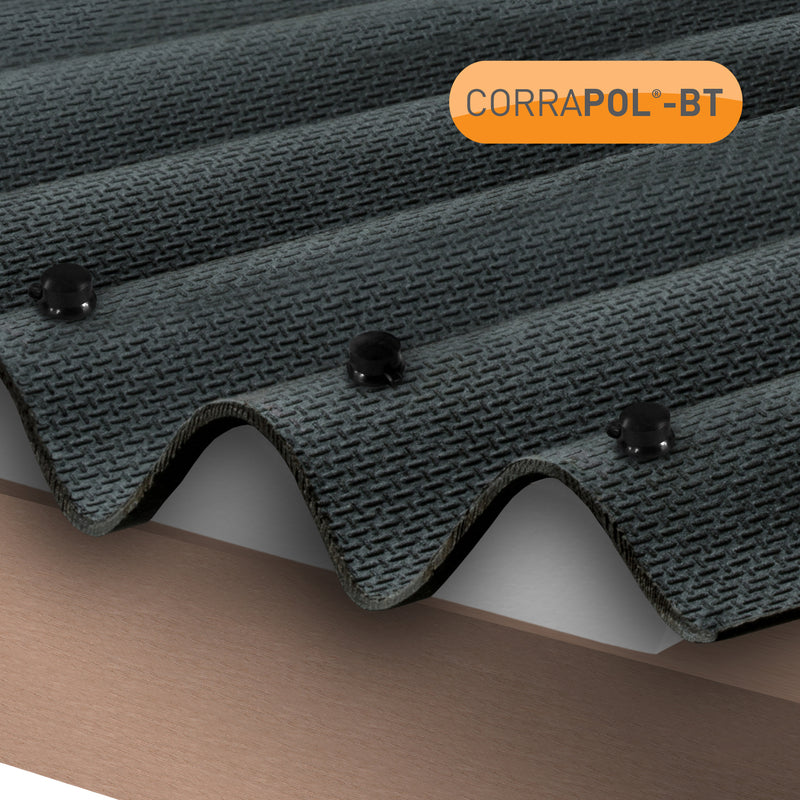 corrapol-bt corrugated bitumen roof sheet Insitu