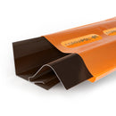 corrapol-bt rock n lock wall flashing Brown front view