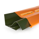 corrapol-bt rock n lock wall flashing Green front view