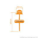 Corrapol clear corrugated fixings technical Image