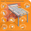 polycarbonate sheets installation with snapa pvc glazing bars infographic [language-en]