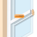 sekosnap secondary glazing h joining kit Insitu 02
