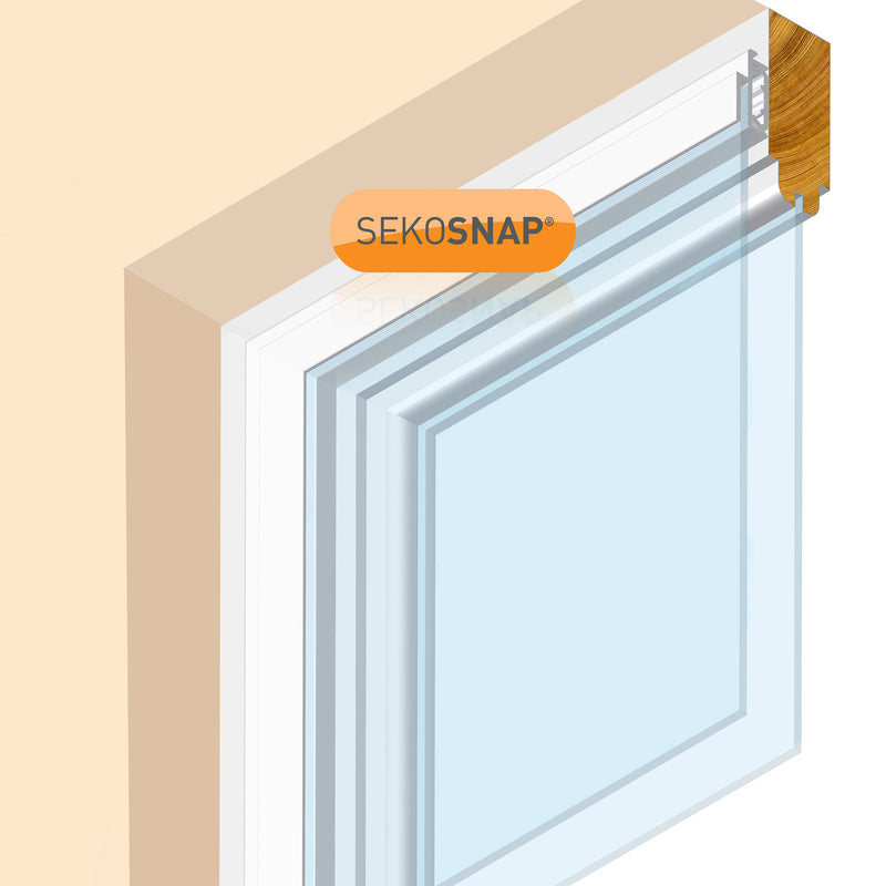 sekosnap secondary glazing side kit Insitu 02