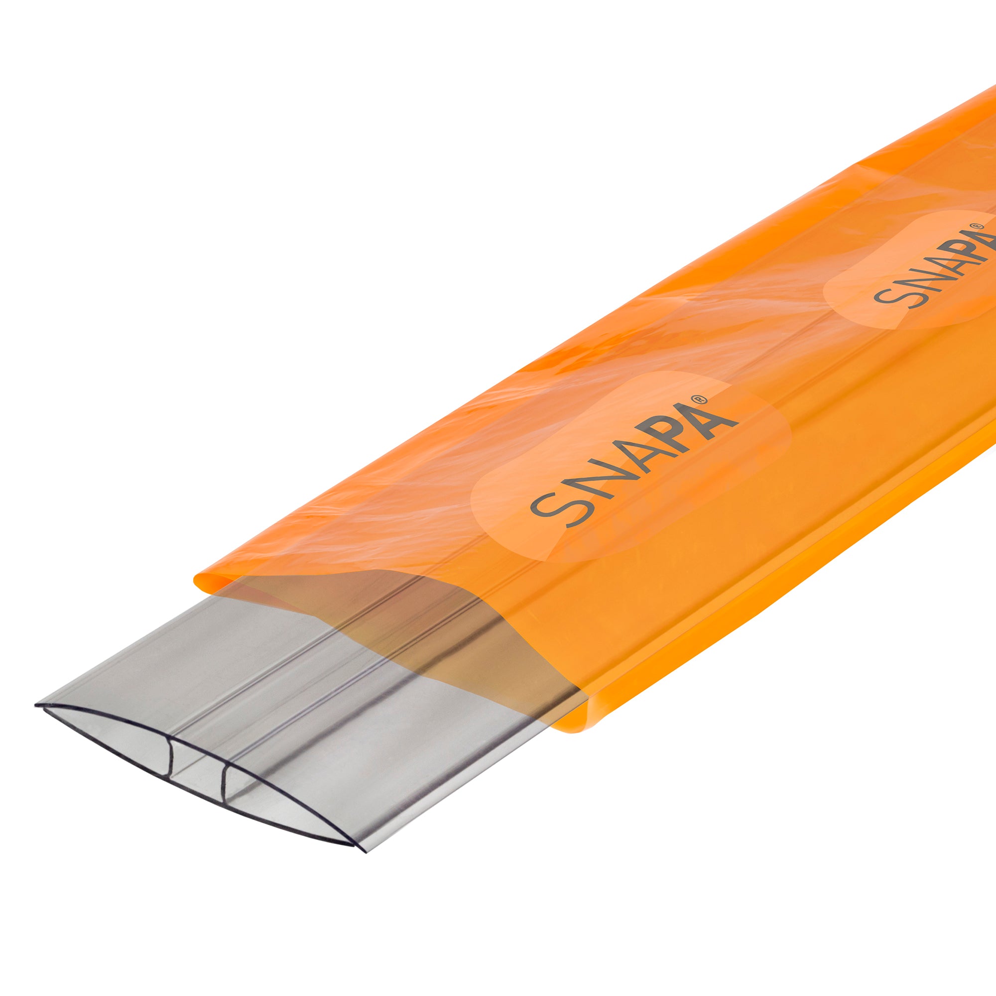 Snapa Clear H Section for Polycarbonate | Clear Amber Shop